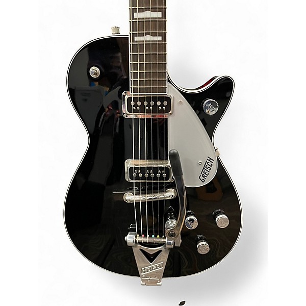 Used Gretsch Guitars G6128T-GH George Harrison Signature Duo Jet BLACK Solid Body Electric Guitar