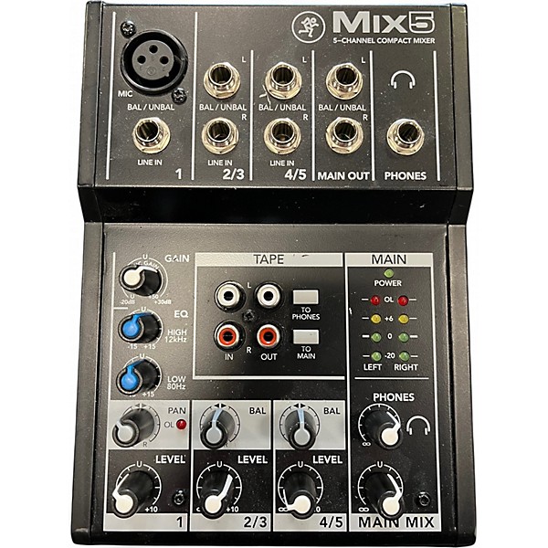 Used Mackie MIX 5 Powered Mixer