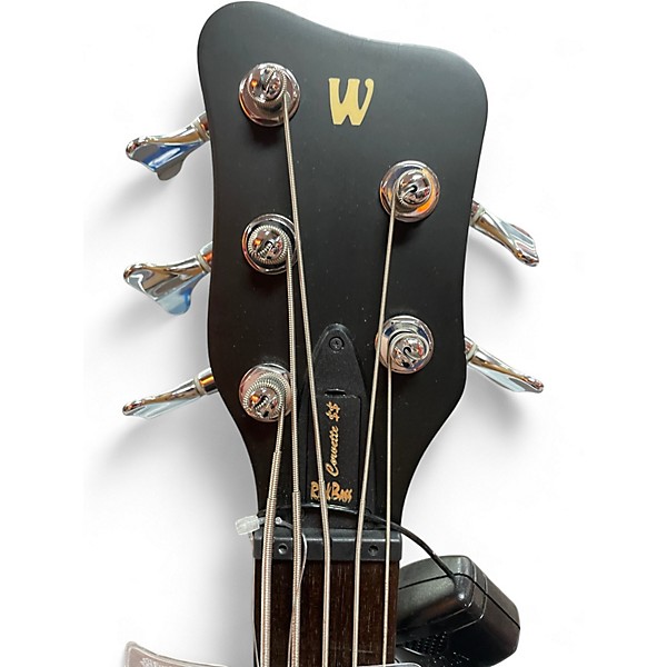 Used RockBass by Warwick CORVETTE $$ Satin Red Electric Bass Guitar