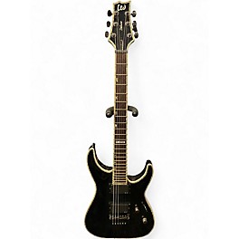 Used ESP LTD H1001FM Deluxe Black Solid Body Electric Guitar