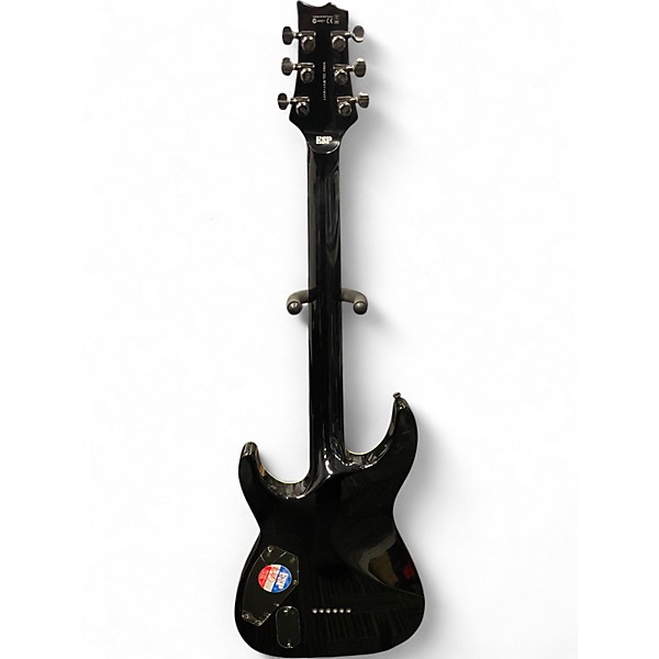 Used ESP LTD H1001FM Deluxe Black Solid Body Electric Guitar