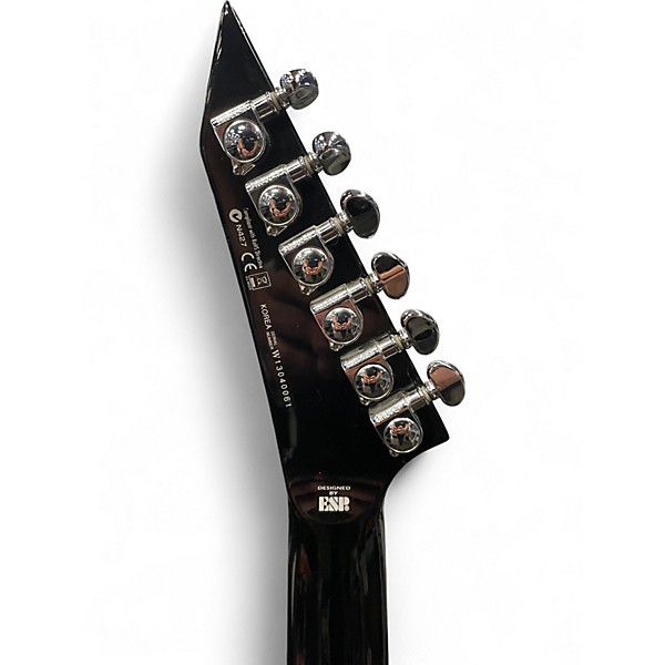 Used ESP LTD MH1000 with Evertune Black Solid Body Electric Guitar