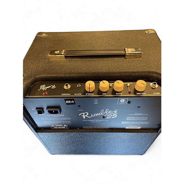 Used Fender Rumble 25 25W 1x10 Bass Combo Amp