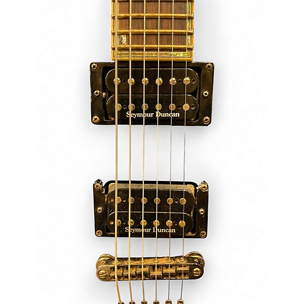 Used ESP LTD MH1000 BLUE Solid Body Electric Guitar