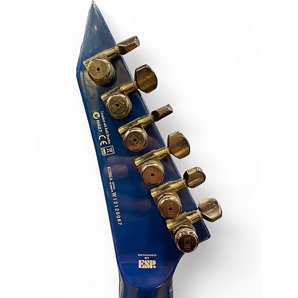 Used ESP LTD MH1000 BLUE Solid Body Electric Guitar