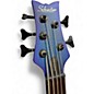 Used Schecter Stiletto 5 String Blue Burst Electric Bass Guitar