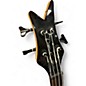 Used Dean Left Handed Edge 4 String EMG Metallic Black Electric Bass Guitar