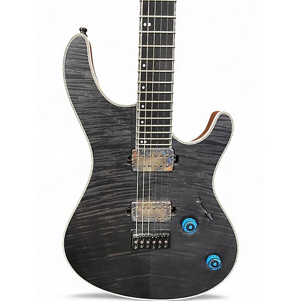 Used Mayones Regius 6 Matte Black Solid Body Electric Guitar