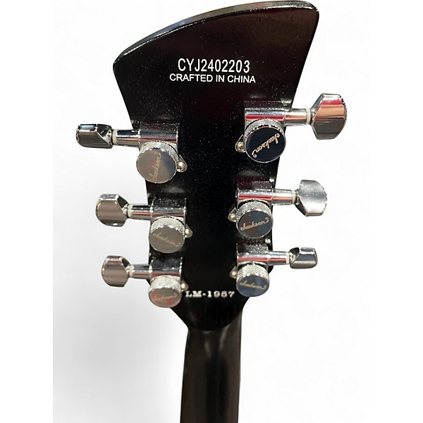 Used Jackson LM-1987 Flat Black Solid Body Electric Guitar