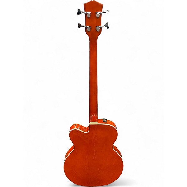Used Gretsch Guitars G6119 B Orange Electric Bass Guitar