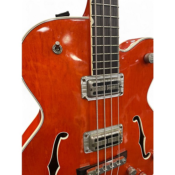 Used Gretsch Guitars G6119 B Orange Electric Bass Guitar
