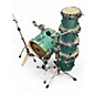 Used Taye Drums 6 Piece STUDIO BIRCH 6 PIECE KIT CARRIBEAN SPARKLE Drum Kit
