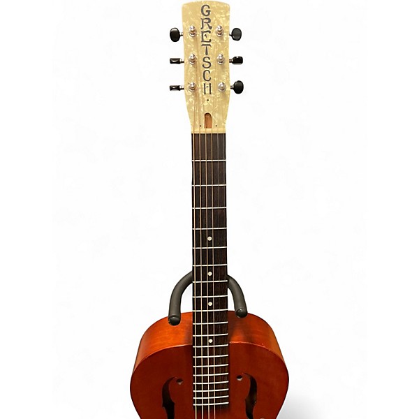 Used Gretsch Guitars G9200 Boxcar Round Neck Natural Resonator Guitar
