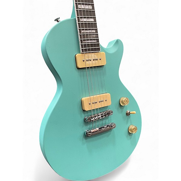 Used Grote L Style P90 Green Solid Body Electric Guitar