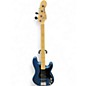 Used Fender American Performer Precision Bass Blue Electric Bass Guitar thumbnail
