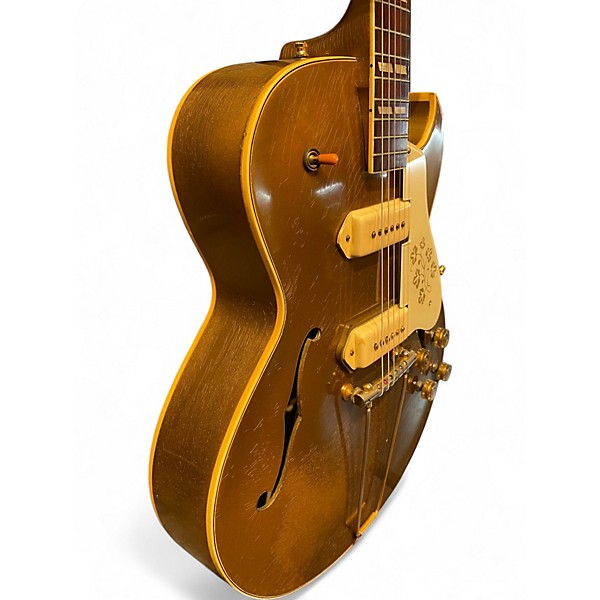 Vintage 1953 Gibson ES-295 Gold Hollow Body Electric Guitar
