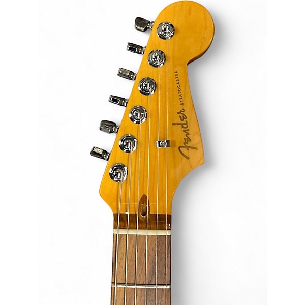 Used Fender American Ultra Stratocaster HSS Cobra Blue Solid Body Electric Guitar