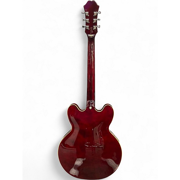 Used Epiphone Noel Gallagher Riviera DARK WINE RED Hollow Body Electric Guitar