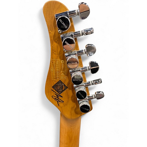 Used Schecter Guitar Research NICK JOHNSTON TRADITIONAL HSS FROST MINT Solid Body Electric Guitar