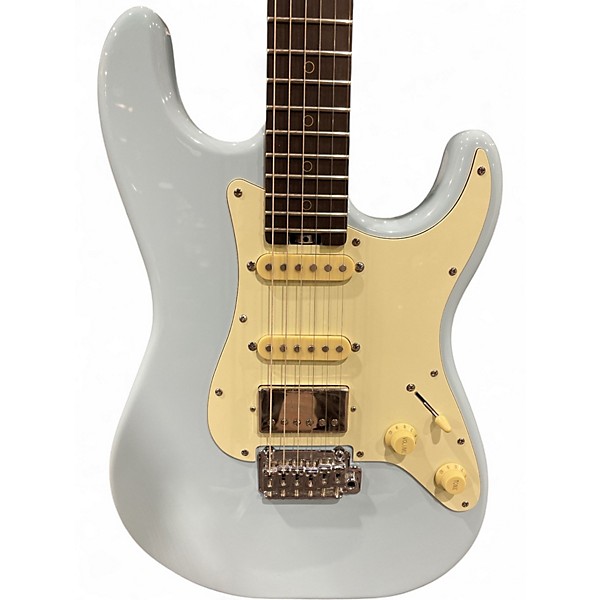 Used Schecter Guitar Research NICK JOHNSTON TRADITIONAL HSS FROST MINT Solid Body Electric Guitar