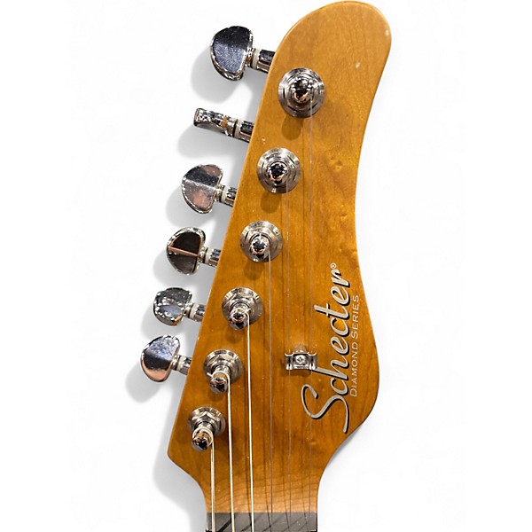 Used Schecter Guitar Research NICK JOHNSTON TRADITIONAL HSS FROST MINT Solid Body Electric Guitar