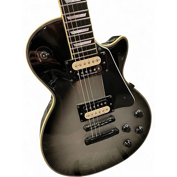 Used Agile Single Cut Black Solid Body Electric Guitar