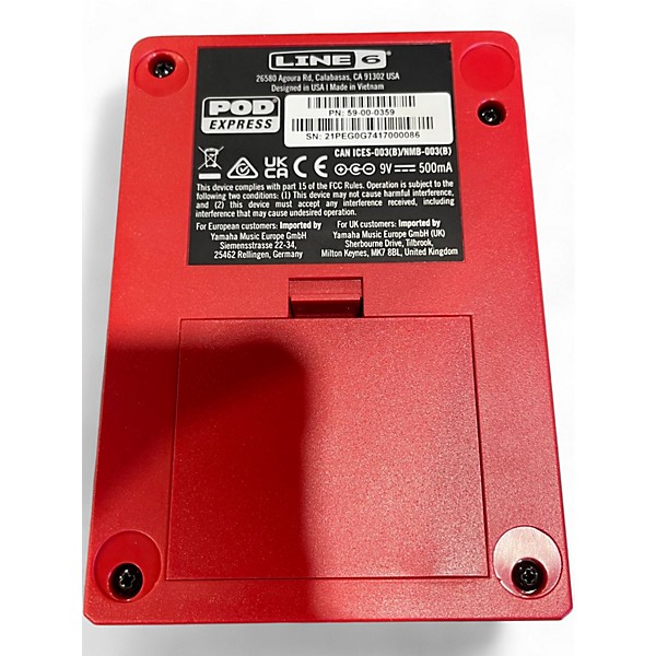 Used Line 6 Pocket Pod Express Amp Modeler Effect Processor