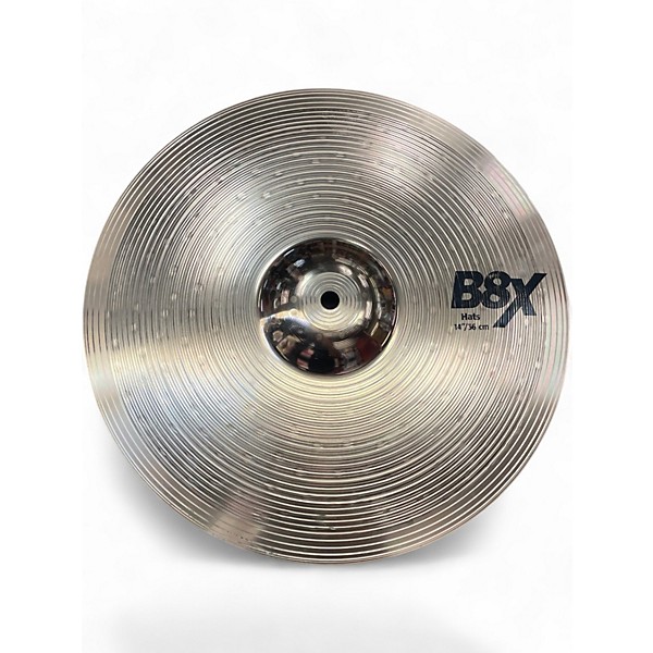 Used SABIAN 14in B8X Hi Hats Cymbal