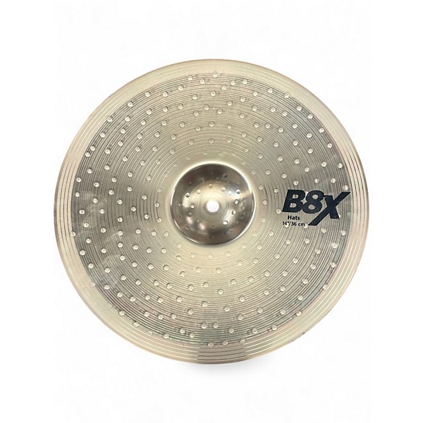 Used SABIAN 14in B8X Hi Hats Cymbal