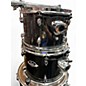 Used Pearl 5 Piece Export Black Drum Kit