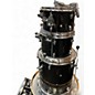 Used Pearl 5 Piece Export Black Drum Kit