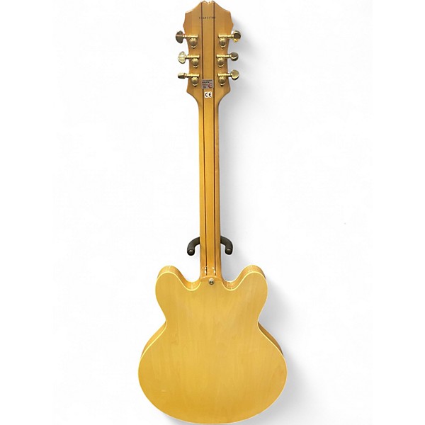 Used Epiphone Sheraton II Natural Hollow Body Electric Guitar