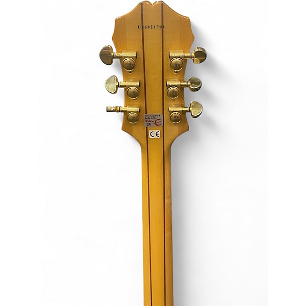 Used Epiphone Sheraton II Natural Hollow Body Electric Guitar