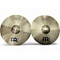 Used MEINL 14in HCS Hi Hat Pair Cymbal thumbnail