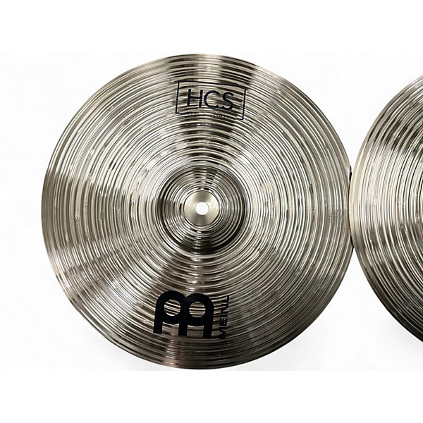 Used MEINL 14in HCS Hi Hat Pair Cymbal