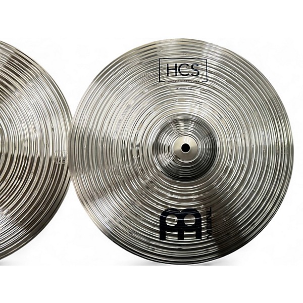 Used MEINL 14in HCS Hi Hat Pair Cymbal