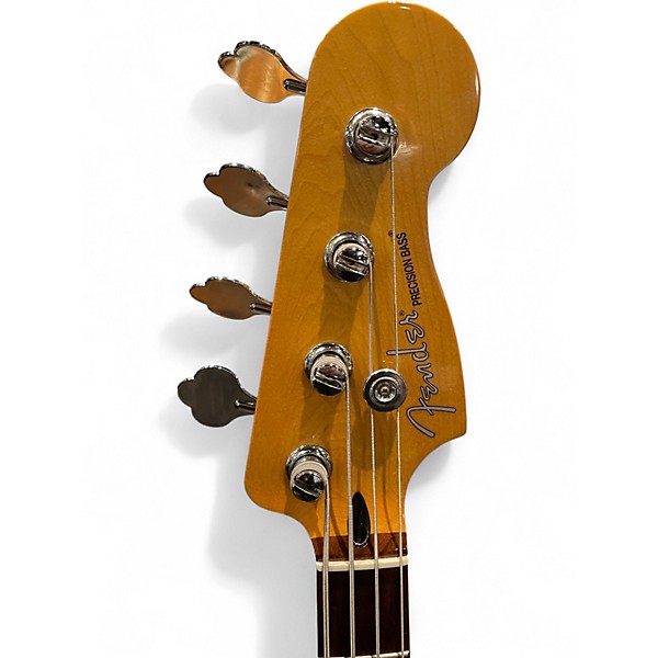 Used Fender Mark Hoppus Signature Jazz Bass Green Electric Bass Guitar