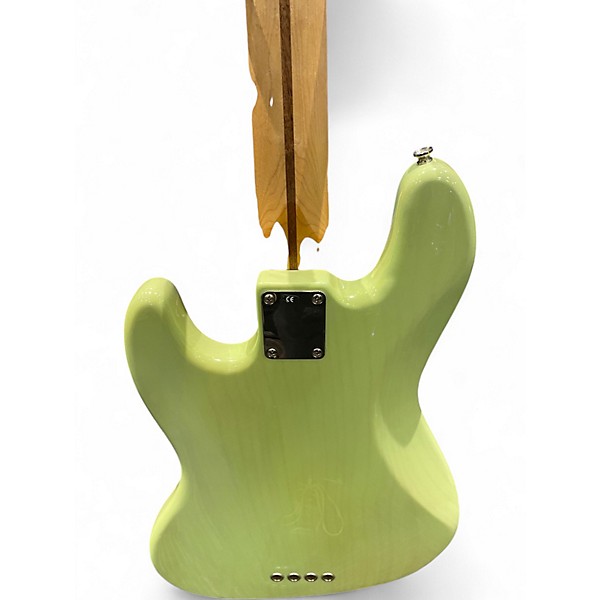 Used Fender Mark Hoppus Signature Jazz Bass Green Electric Bass Guitar