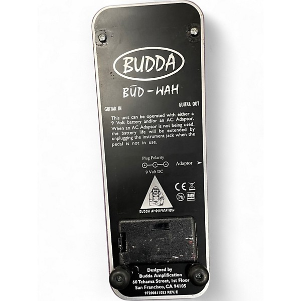 Used Budda BUD-WAH Effect Pedal
