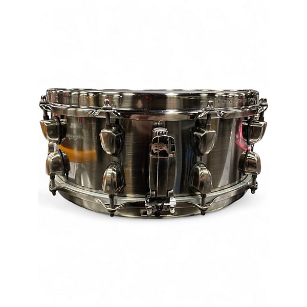 Used Mapex 5X14 Black Panther Blade Snare Brushed Nickel Drum