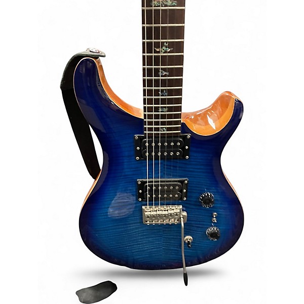 Used PRS SE CUSTOM 35TH ANNIVERSARY FADED BLUE BURST Solid Body Electric Guitar