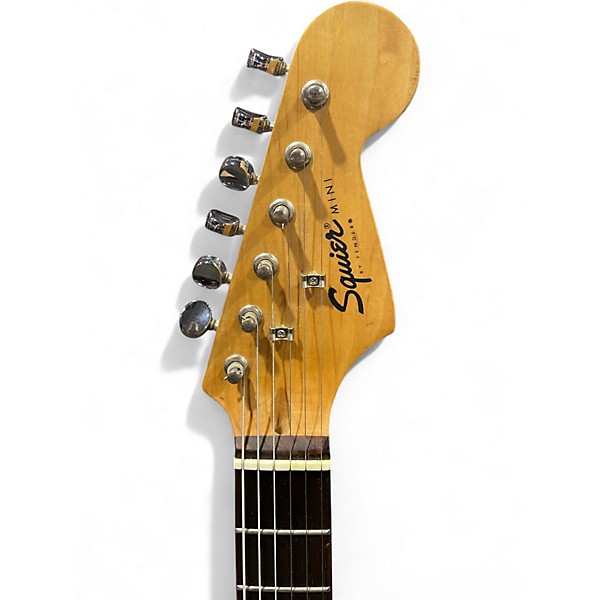 Used Squier Mini Affinity Stratocaster Black and White Electric Guitar