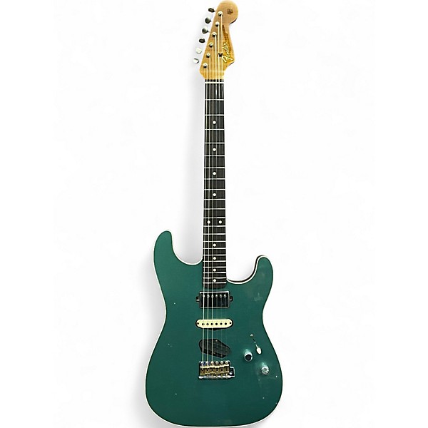 Used 2021 Fender Custom Shop HST Stratocaster Journeyman Sherwood Green Metallic Solid Body Electric Guitar