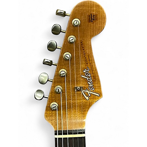 Used 2021 Fender Custom Shop HST Stratocaster Journeyman Sherwood Green Metallic Solid Body Electric Guitar