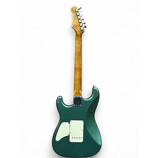 Used 2021 Fender Custom Shop HST Stratocaster Journeyman Sherwood Green Metallic Solid Body Electric Guitar