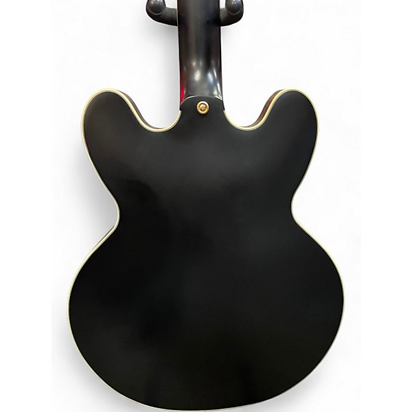 Used Epiphone EMILY WOLFE SHERATON Satin Black Hollow Body Electric Guitar