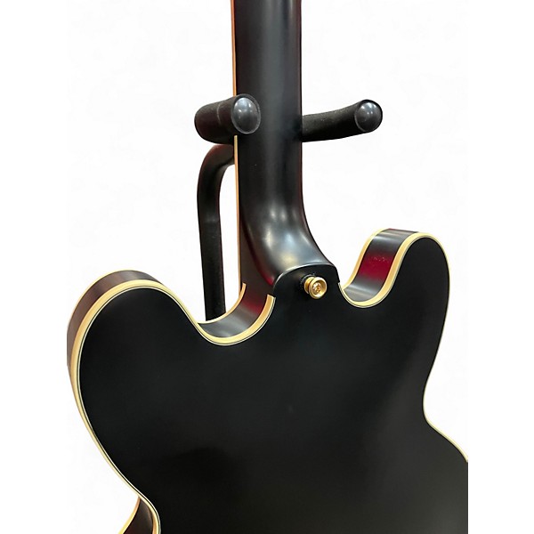 Used Epiphone EMILY WOLFE SHERATON Satin Black Hollow Body Electric Guitar