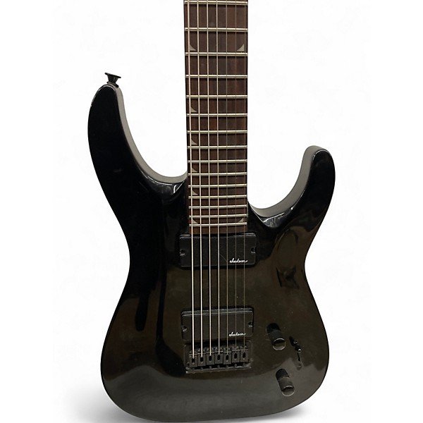 Used Jackson JS DINKY 7 BLACK Solid Body Electric Guitar