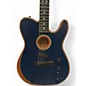 Used 2022 Fender American Acoustasonic Telecaster Steel Blue Acoustic Electric Guitar