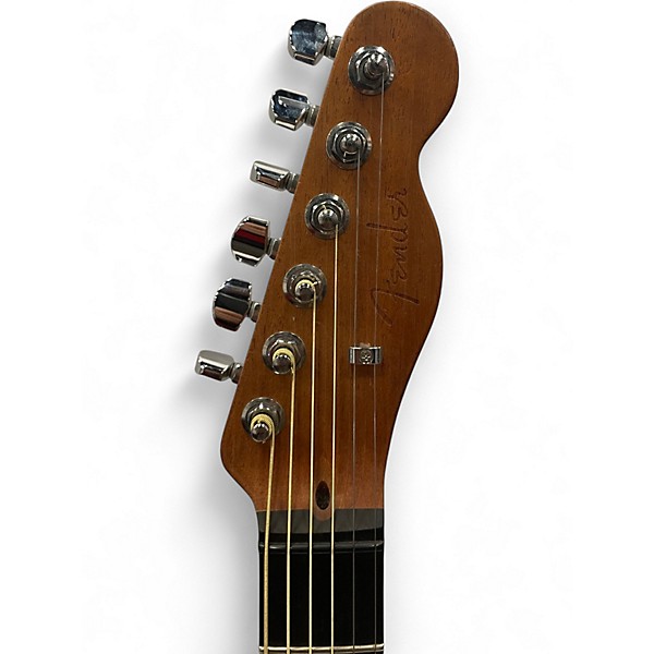 Used 2022 Fender American Acoustasonic Telecaster Steel Blue Acoustic Electric Guitar